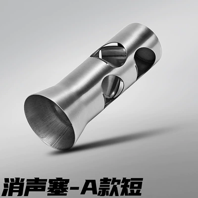 Motorcycle modified exhaust pipe Motorcycle exhaust pipe - type-astainless-steel-silencer-short-version