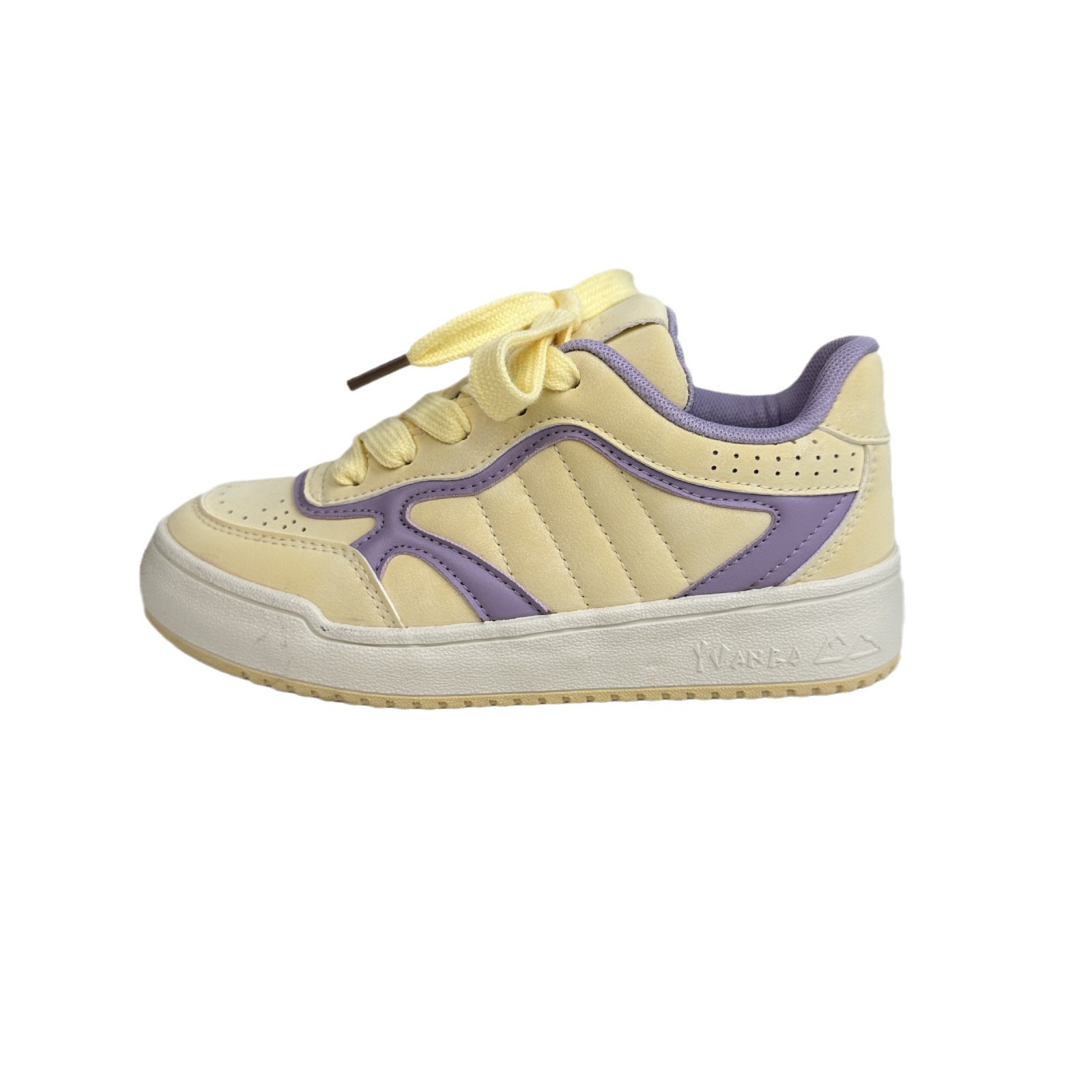 Yuanbo 2025 primavera nuevos zapatos de lona de cuero de nicho de moda zapatos deportivos de skate universal zapatos casuales