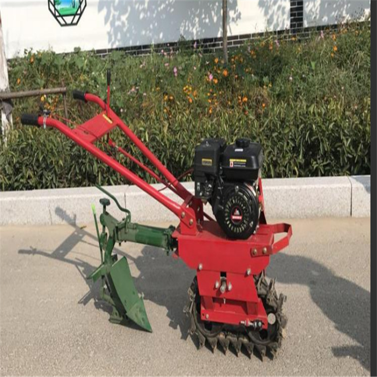 arado rotativo diesel refrigerado por aire tipo gasolina agrícola arado de cadena de montaña microtráquel ligero