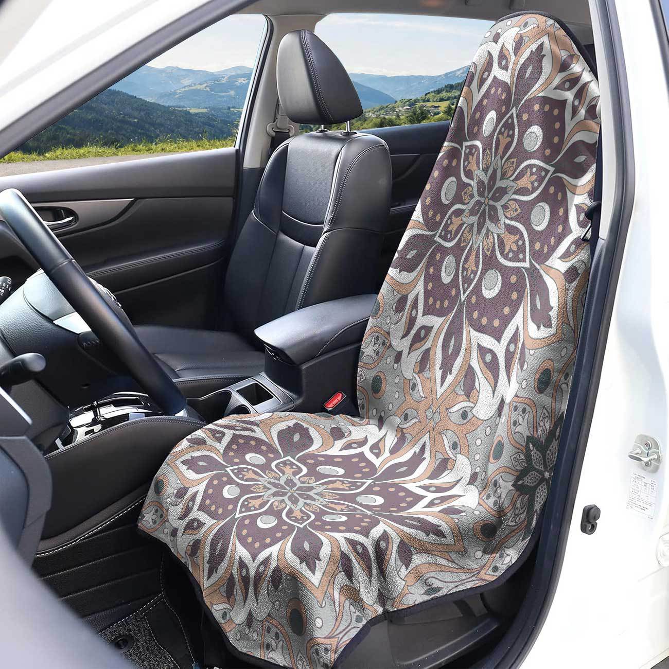 Car seat towel cover front seat protector suitable for gym and exercise, universal for all seasons, car use 31