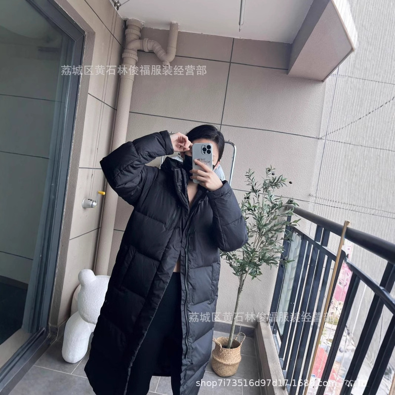 Winter Putian extra-long down jacket, same style as Shin Min-ah's, unisex couple's style, trendy puffer jacket Winter Putian extra-long down jacket, same style as Shin Min-ah's, unisex couple's style, trendy puffer jacket