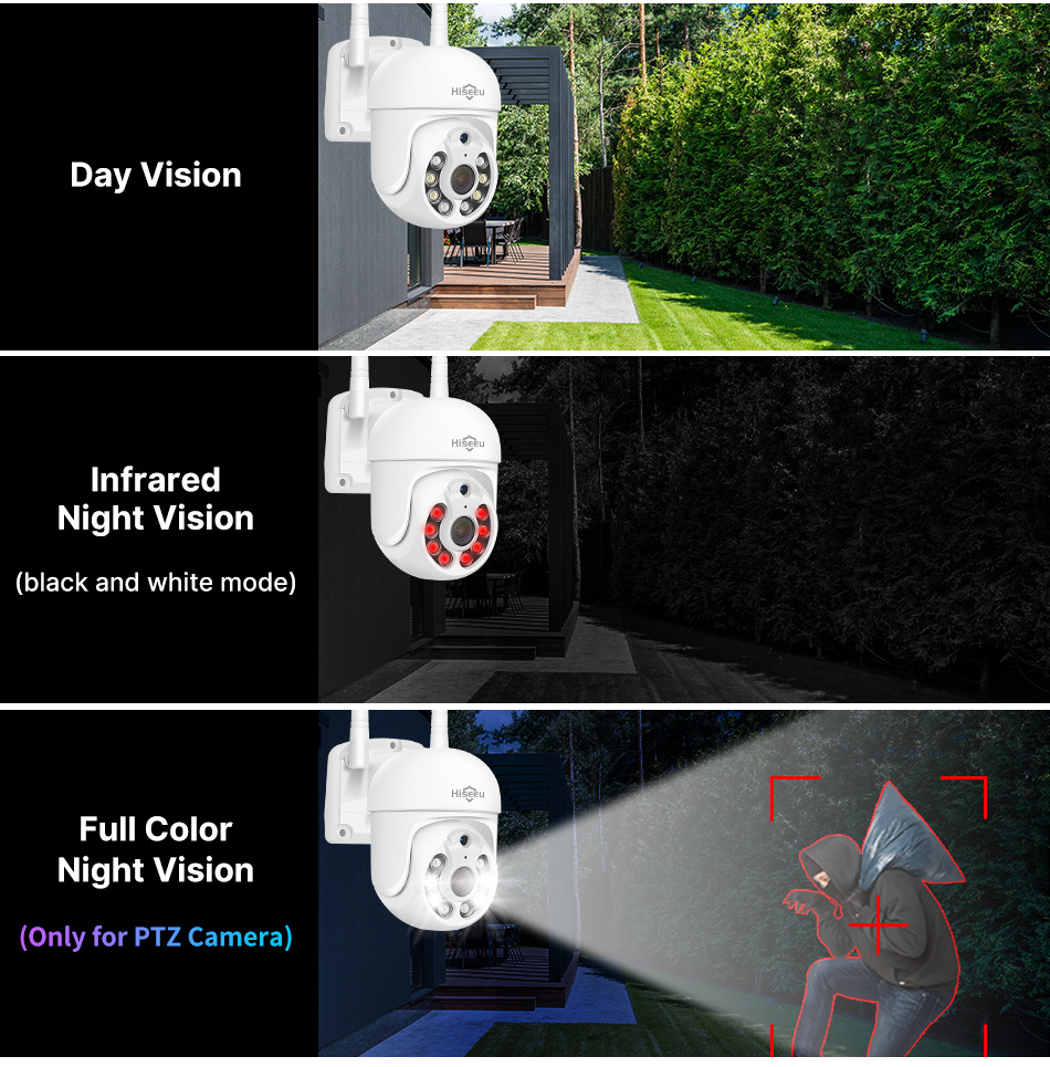Kablosuz wifi PTZ CCTV Kamera Kiti kablosuz dome güvenlik kamera seti