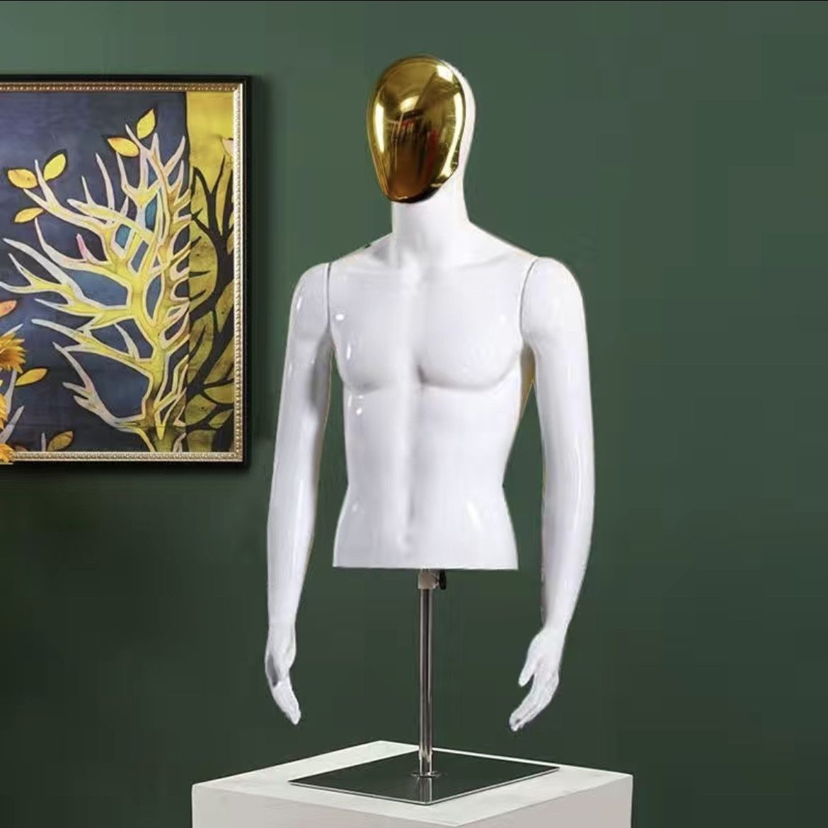 Modelo humano de busto modelo de ropa de cuerpo humano maniquí de busto simulación de ropa de cuerpo humano modelo de televisión masculino props image 21