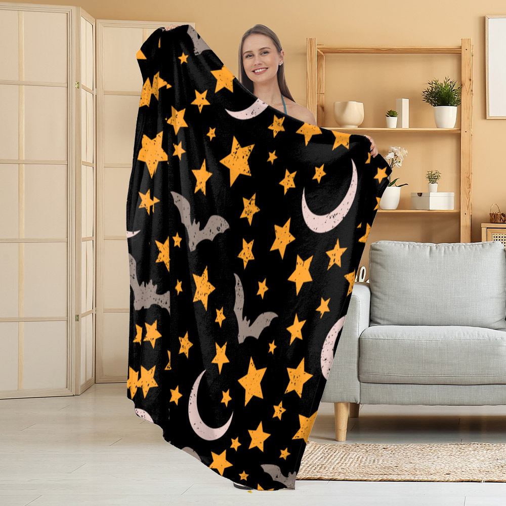 Manta de Franela Festiva con Estampado Navideño, Manta para Siesta, Manta para Aire Acondicionado, Manta Gruesa para Sofá, Manta para Dormitorio