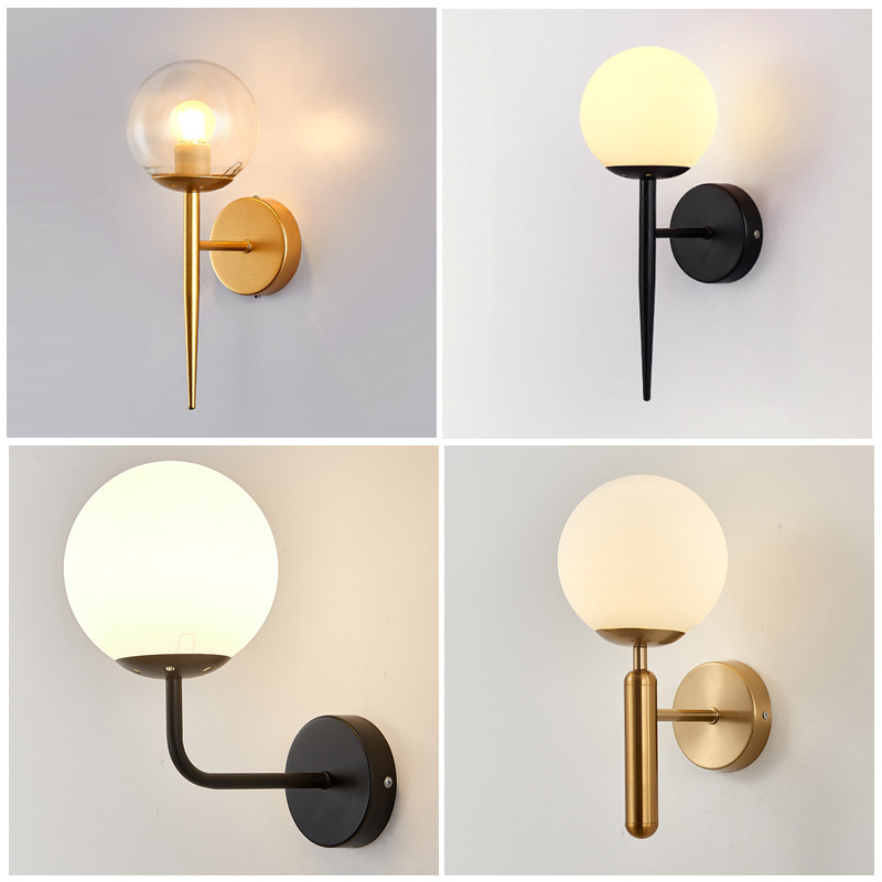 Retro creative sconce for living room