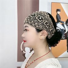 2023新款钉珠大花帽夏季女方便时尚网红爆款包头纱巾盖头帽子