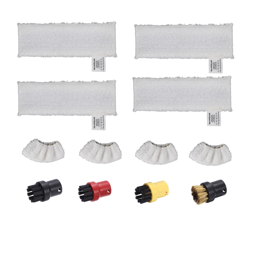 Adecuado para accesorios de vapor Karcher Kach, trapo, trapo, accesorios de vapor Karcher, cepillo redondo pequeño, cepillo de cobre