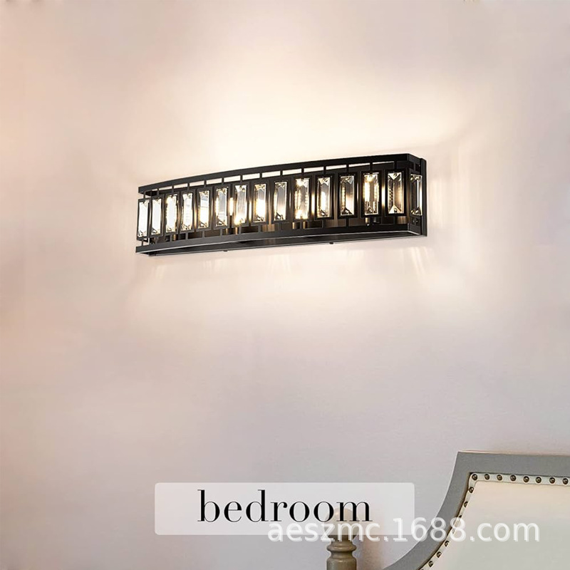 Cross-Border Amazon Vintage Farmhouse Chandelier Simple Kitchen Island Country Cage Rectangular Lighting Fixture