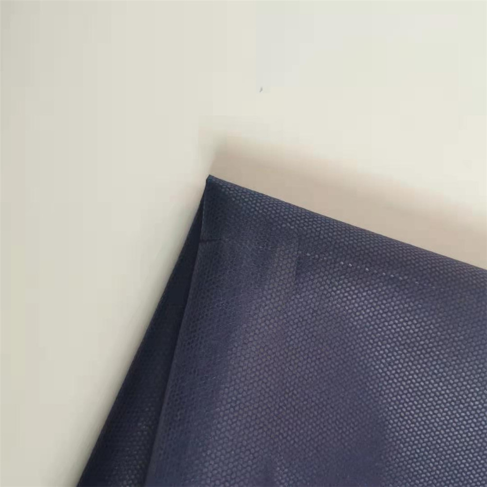 双S深蓝色50g克无纺布芝麻点3.2m藏蓝色仙桃工厂家纺