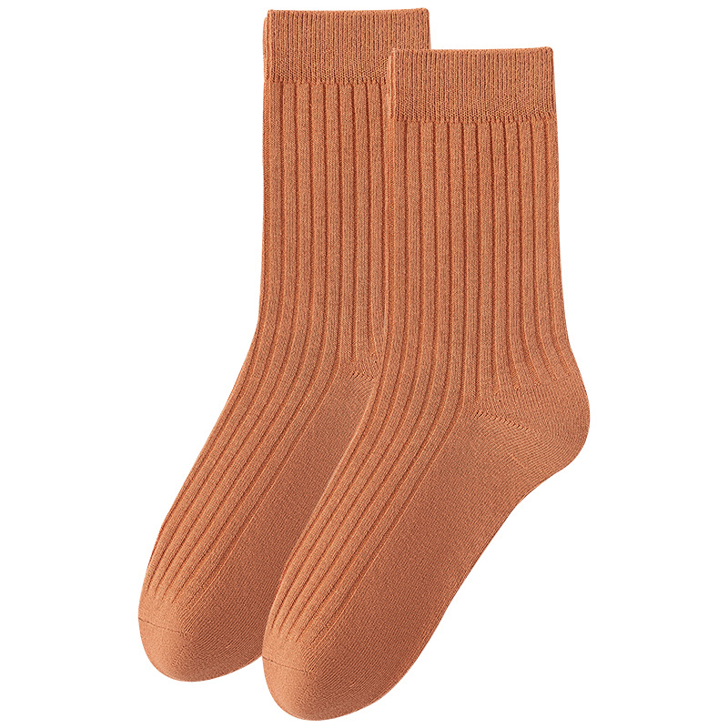 Calcetines de verano para mujer, absorbente de sudor, desodorante, calcetines de pila finos, doble aguja, algodón peinado, Zhuji, boca suelta, tubo largo, calcetines de confinamiento al por mayor