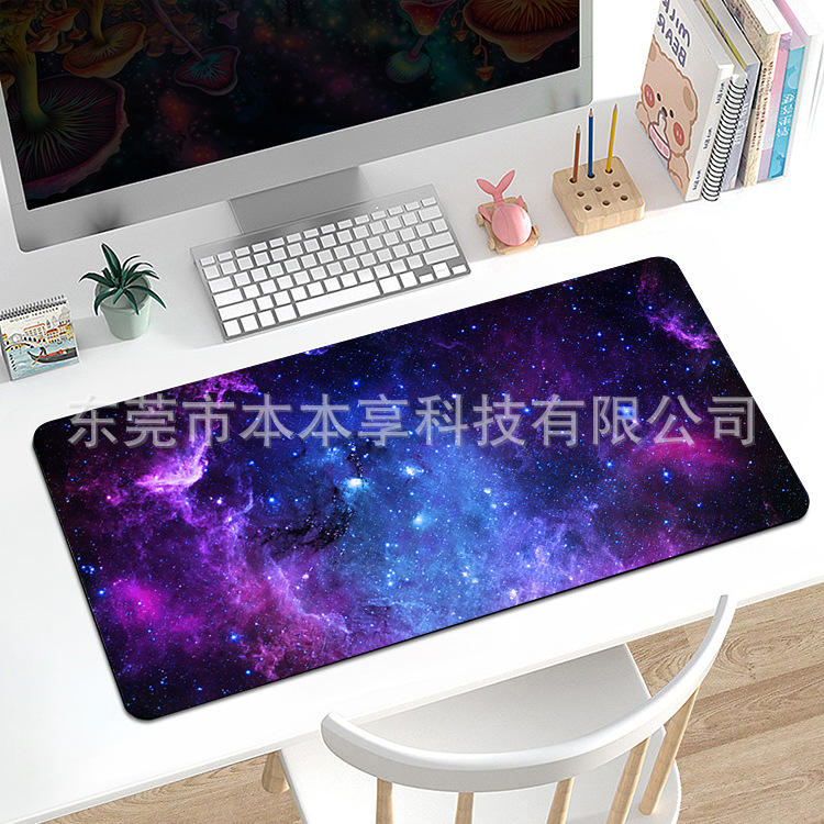 Alfombrilla de ratón, mapa de calor súper grande, línea abstracta, alfombrilla de ratón grande, nueva alfombra antideslizante corrugada de fluido, fábrica al por mayor