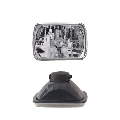 6052/6054/7-inch square light bar 6*7 square wide and close beam headlight adapter for H4/P43T LED bulb