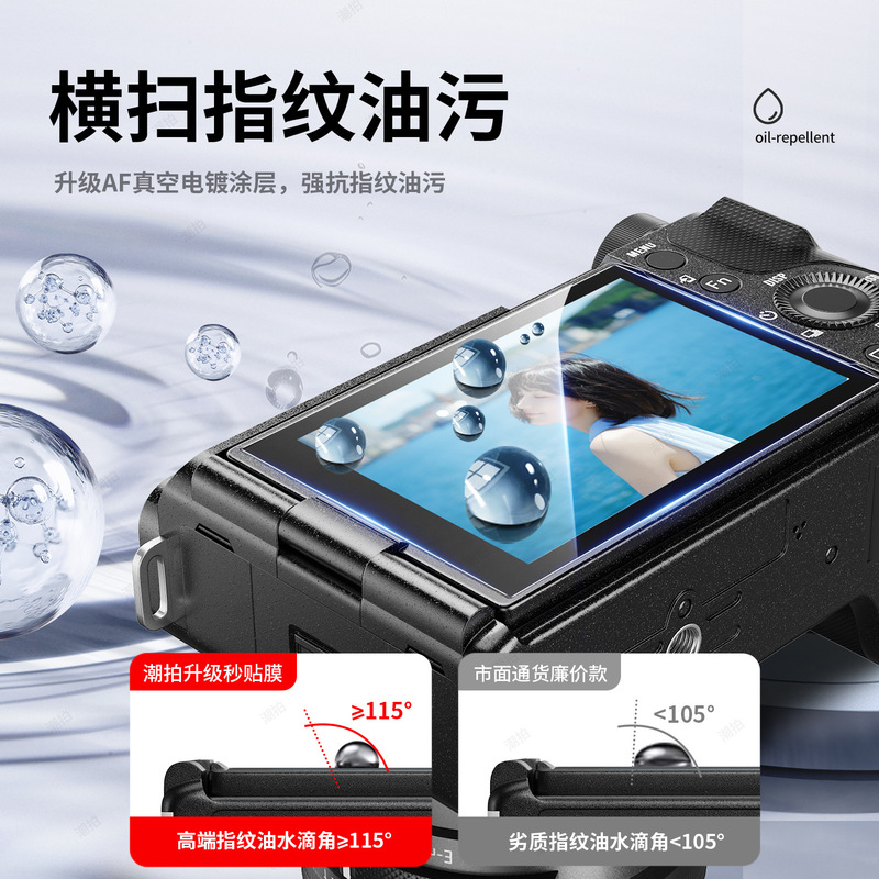 适用索尼相机AR钢化膜a7m4/a74/a7c2/zve10/zv1屏幕膜保护膜秒贴|undefined