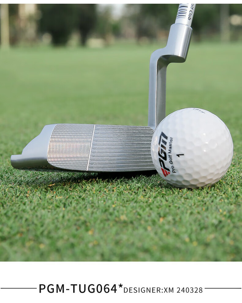 Gậy đánh gôn PGM putter tập bằng sắt mềm đúc trọng tâm thấp có đường ngắm — TUG064 Màu đen-thanh đẩy Nam [trục thép không nút] với nắp đầu, TUG064 thanh đẩy nữ Bột Bạc [Trục thép] chi tiết 23