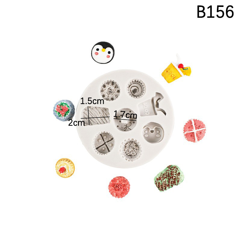 Hornear DIY cocina molde de chocolate amor caramelo galleta sombrero Casa cono Silicona