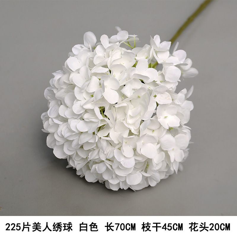 白い造花シーンアレンジメント花の造花ブーケ装飾造花造園アジサイシルクフラワー装飾花|undefined