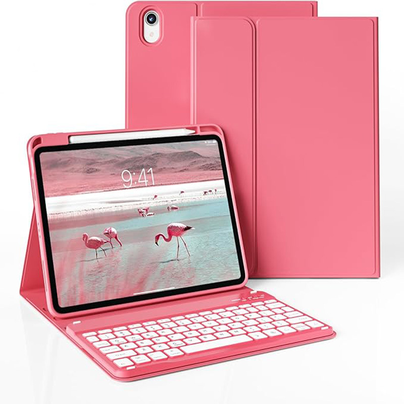 Suitable for iPad Tablet Protective Case Ipad10Th Bluetooth Keyboard Protective Case Ipad11 Magnetic Detachable Leather Case Suitable for iPad Tablet Protective Case Ipad10Th Bluetooth Keyboard Protective Case Ipad11 Magnetic Detachable Leather Case