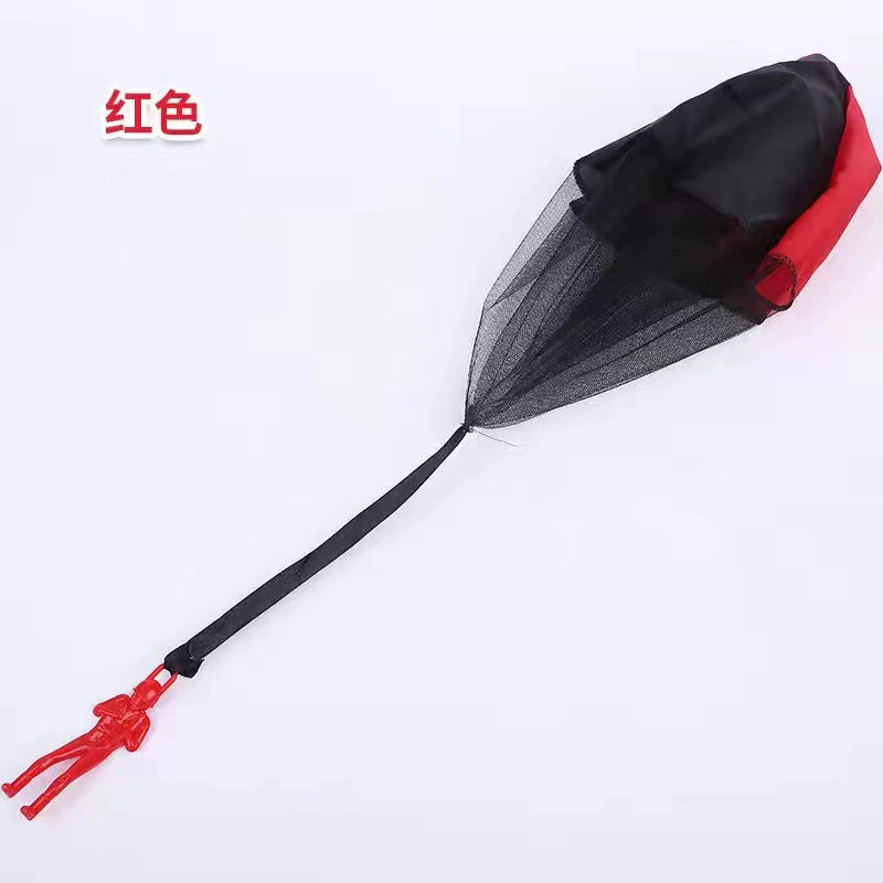 Hand-Toss Parachute Toy for Kids, Soldier Figurine Flyer, Outdoor Play, Multi-Color