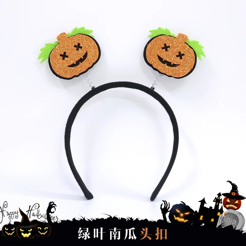 Halloween transfronterizo anillo de cabello personalidad extraña calabaza de alto nivel accesorios accesorios de vestir joyas especiales de cabello