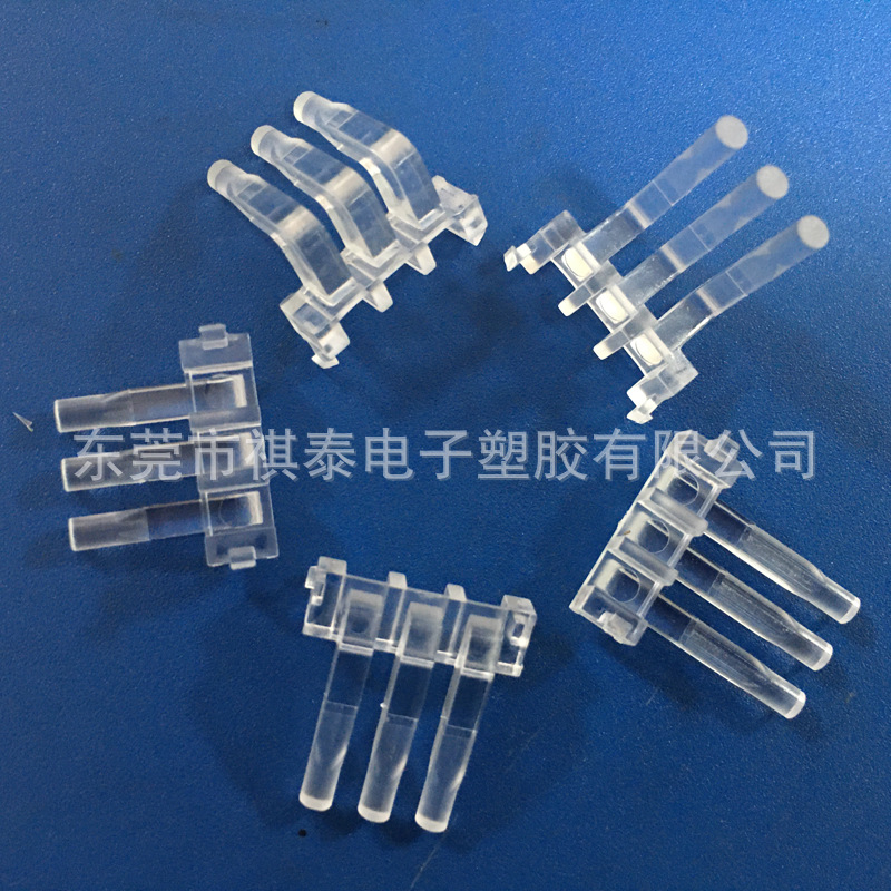 透明LED导光柱4联直角90°贴片灯PC板直插弯角转角连体LPE4-15-16-阿里巴巴