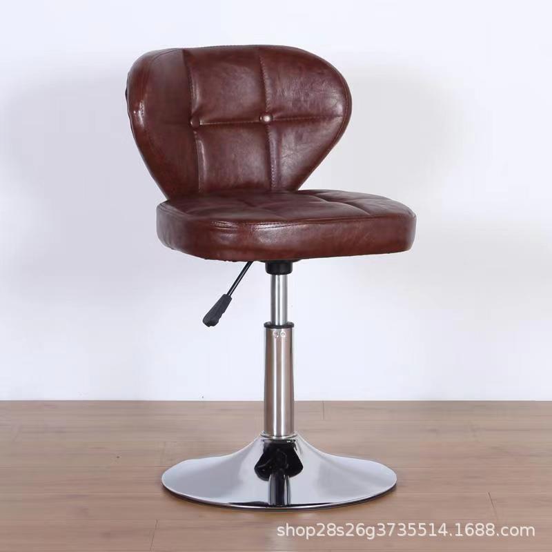 Sillas de bar elevables taburetes altos sillas giratorias caseras modernas minimalistas bar bar de recepción barbería comercial