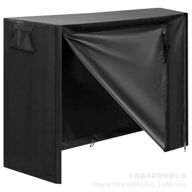 Waterproof Firewood Rack Cover, Heavy Duty 600D Oxford Cloth Outdoor Firewood Storage Cover with Zipper and Hook & Loop Fastener