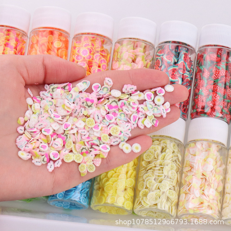Fruit soft pottery slice simulation vegetable animal cream glue mobile phone shell DIY material slime crystal mud filling Fruit soft pottery slice simulation vegetable animal cream glue mobile phone shell DIY material slime crystal mud filling