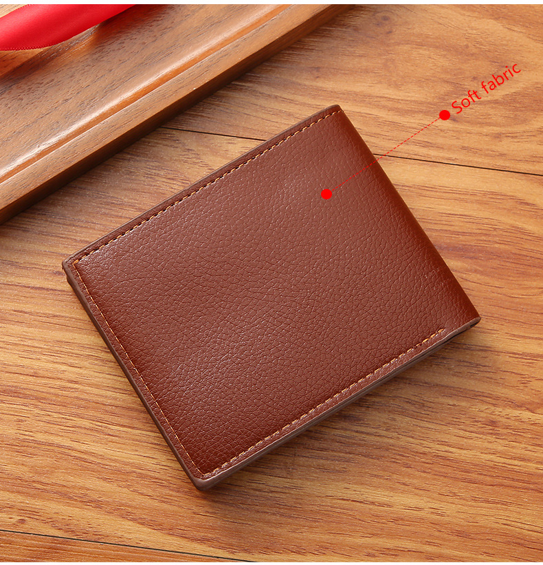 Men's Solid Color Pu Leather Open Wallets display picture 9