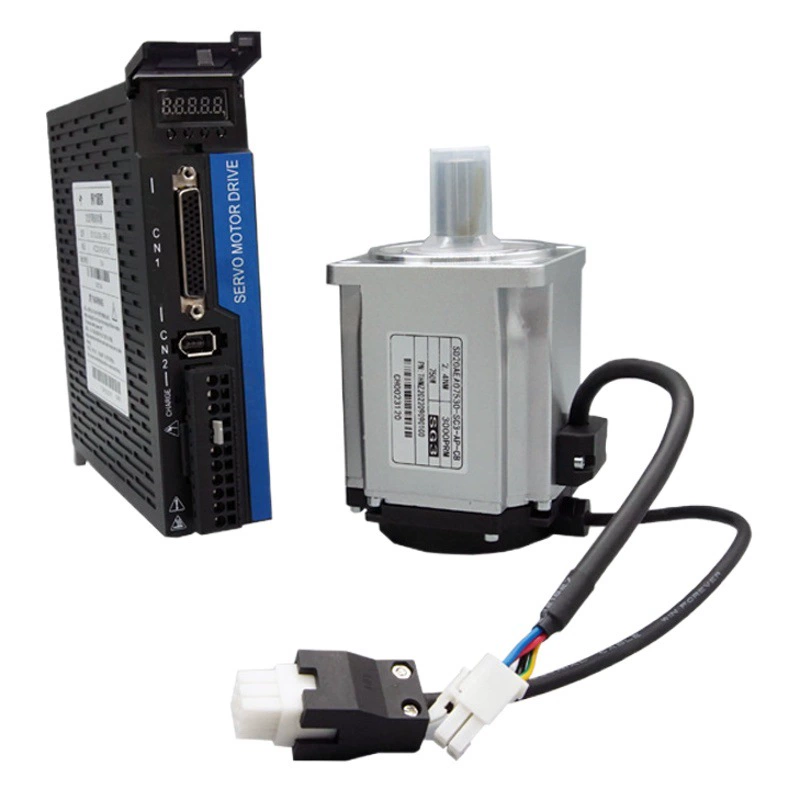 Комплект серводвигателей переменного тока с 17-битным магнитным энкодером, одноконтурный, абсолютный, 200400600/7501000W, с регулируемой частотой