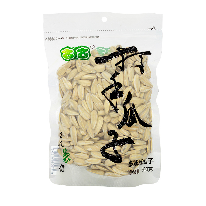 古古200g打手瓜子多味香瓜子百皮颗粒脱皮果葵花籽零食炒货批发