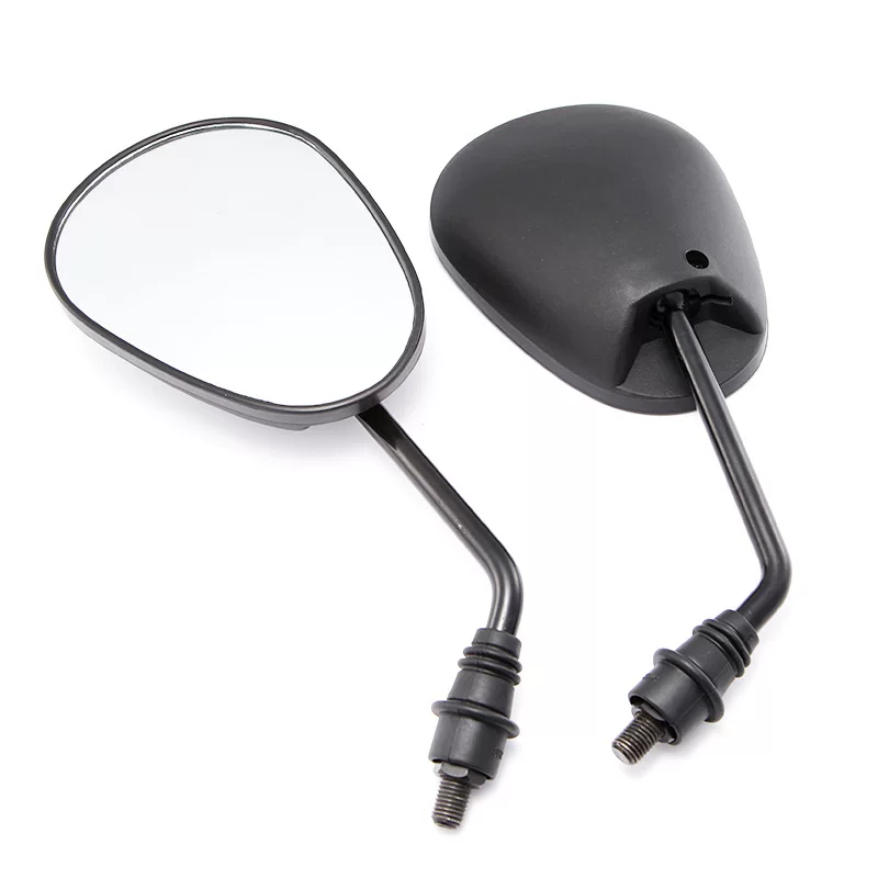 Rear view mirror, retroreflective electric car, pedal