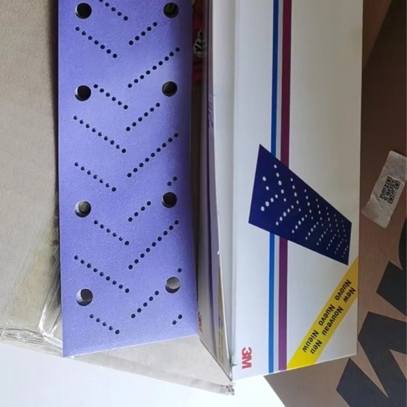 3m737u 长条stripes70x396mm陶瓷多孔砂纸片长方形砂纸条盒装