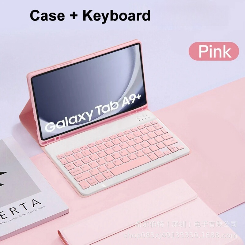 Samsung TabS109FE+Lite タブレット保護ケース A11+ Bluetooth バックライトキーボード磁気レザーケース S11 に適しています。|undefined