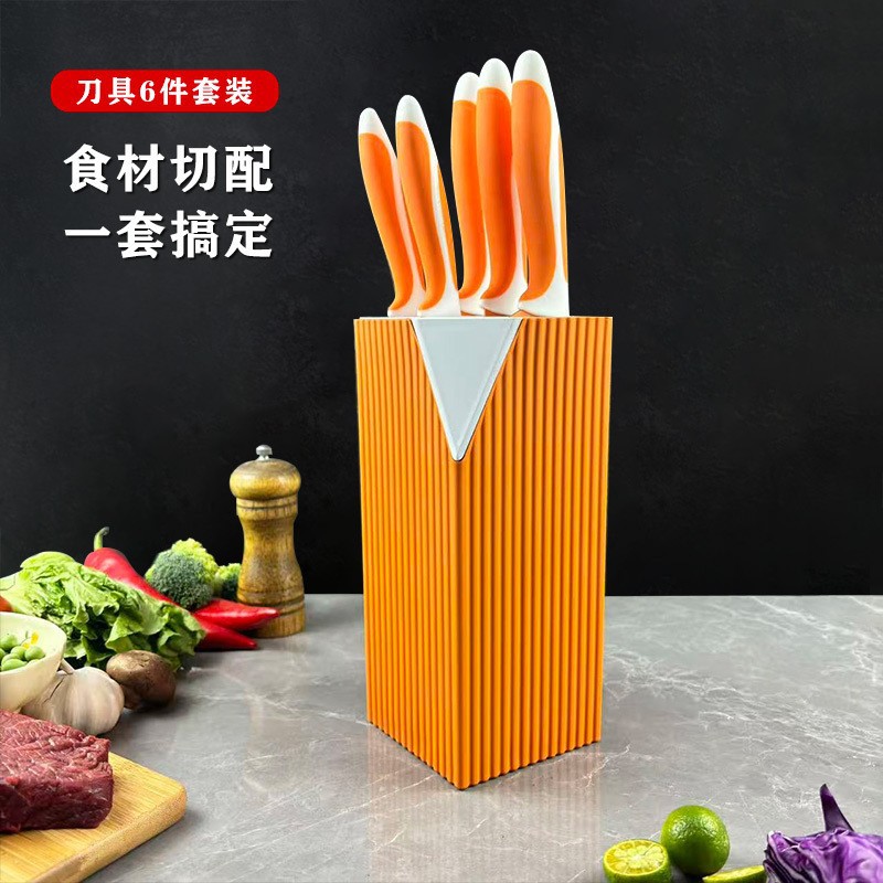 Juego de Cuchillos de Cocina de 6 Piezas de Acero Inoxidable