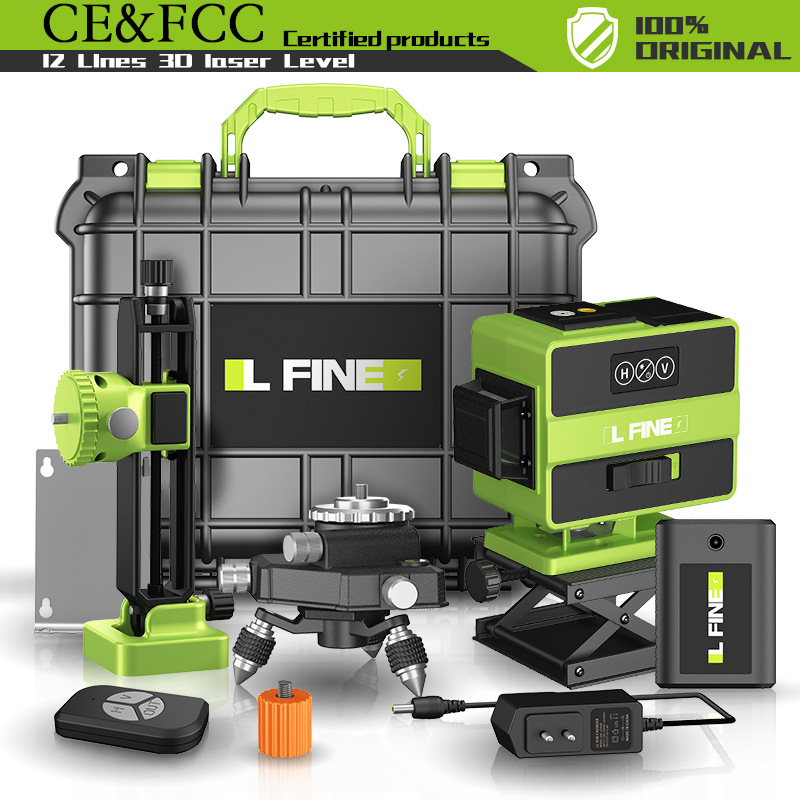 LFINE4 D16 Line3 D12 Line Green Light Level Laser Level Line Projection Laser Level