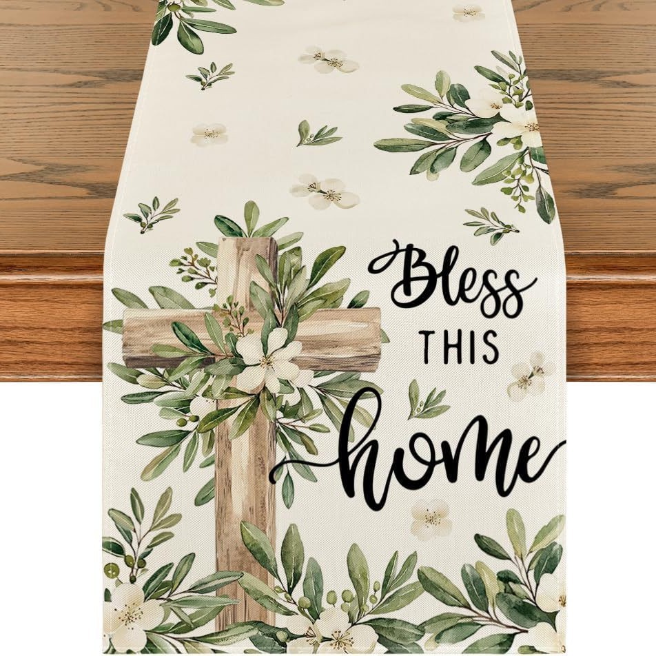 Primavera y verano venta en caliente bandejas de mesa transfronterizas frescas flores pastílicas imitación de tela de mesa de lino girasoles verde bandejas de mesa de hoja