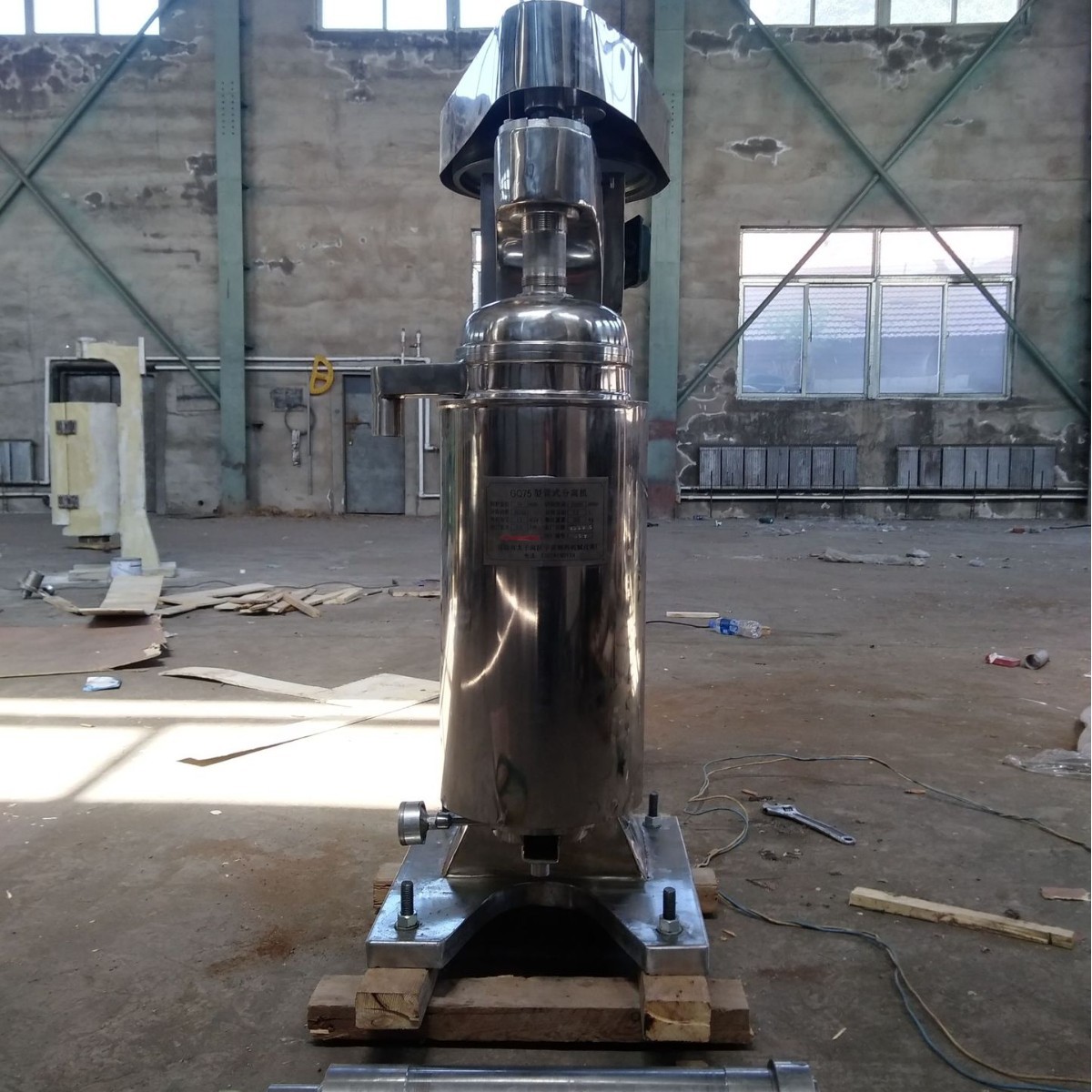 管式离心机，姜汁，（开门式）洁净型，