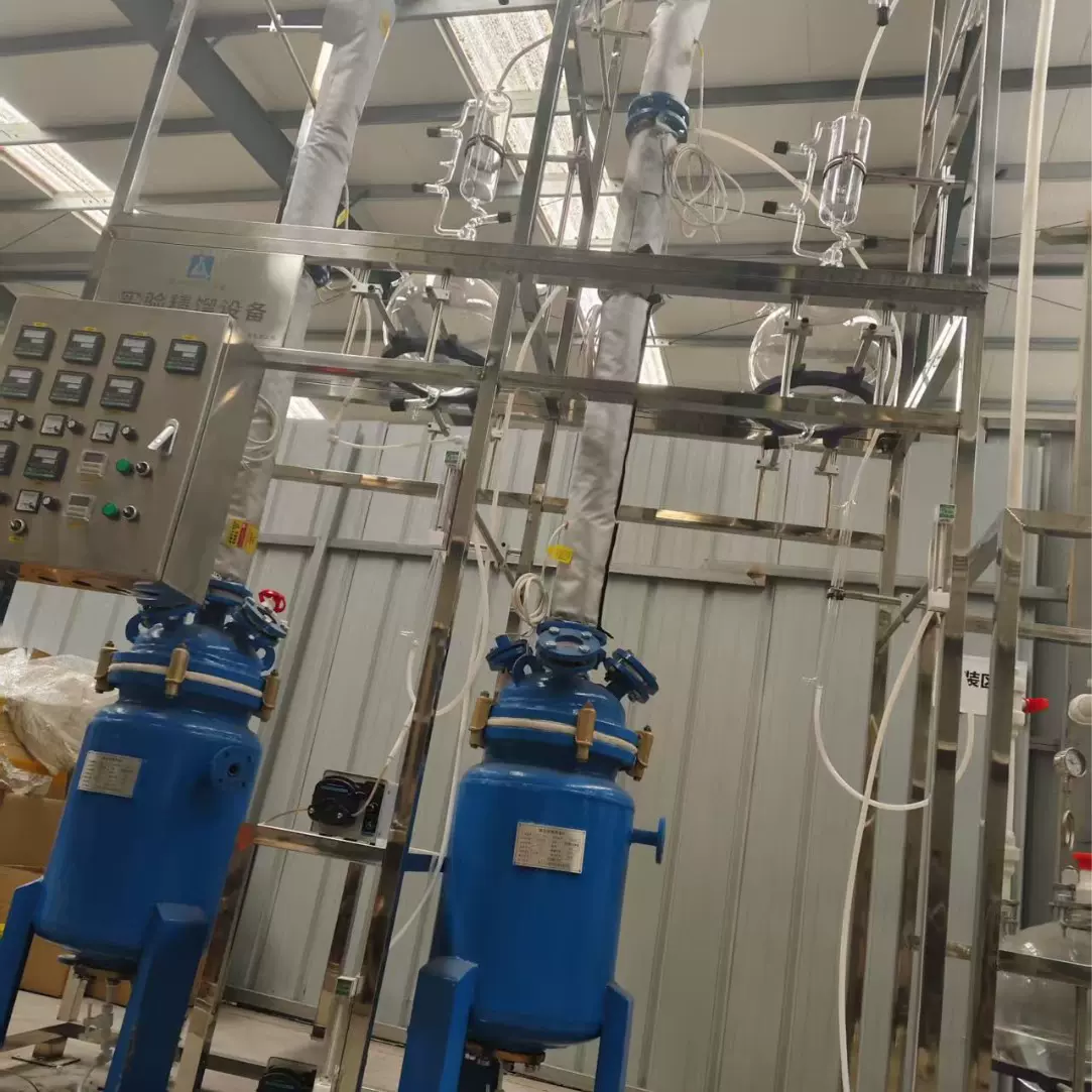 搪瓷精馏装置超洁净蒸馏设备 半导体材料精馏设备