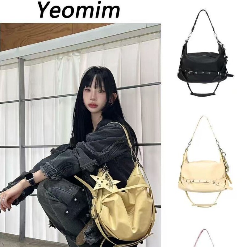 In-stock Yeomim star bag slouchy pillow-shaped shoulder bag with straps, leather hobo crossbody tote bag In-stock Yeomim star bag slouchy pillow-shaped shoulder bag with straps, leather hobo crossbody tote bag