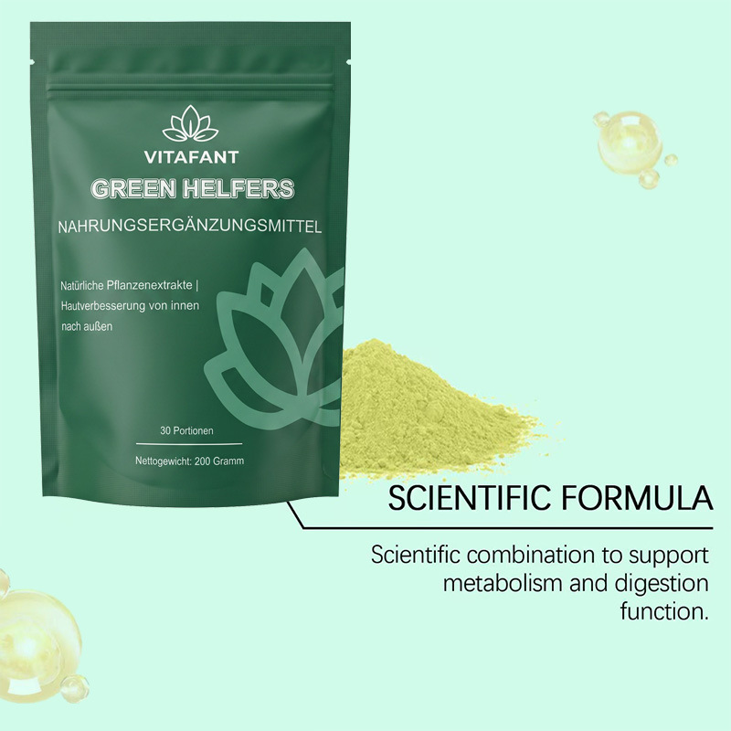 Cross-Border Exclusive Supply of Green Helfers Energy Powder That Supports Digestion and Metabolism Cross-Border Exclusive Supply of Green Helfers Energy Powder That Supports Digestion and Metabolism