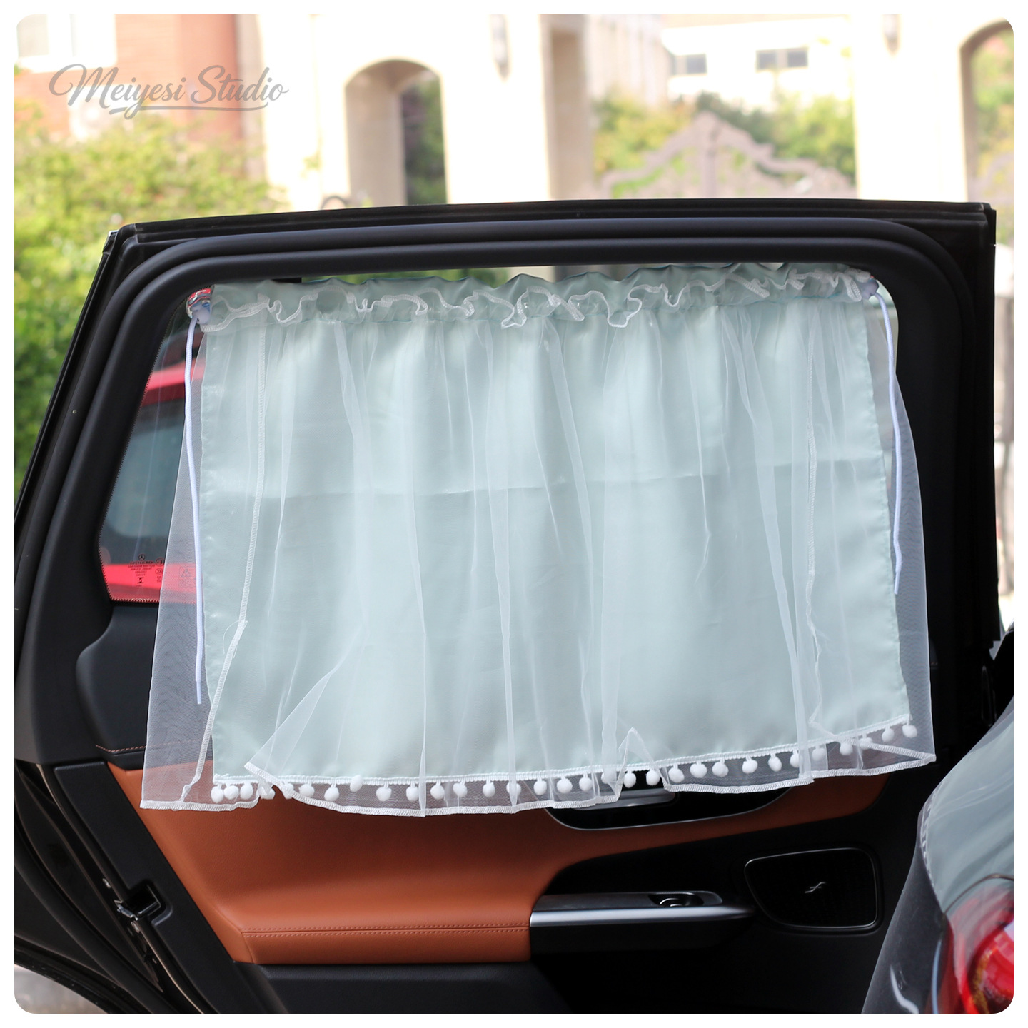 Nuevos productos cortinas de automóviles cortina solar para automóviles de bebé ventana lateral cortina solar tipo ventura cortina solar de cristal satin