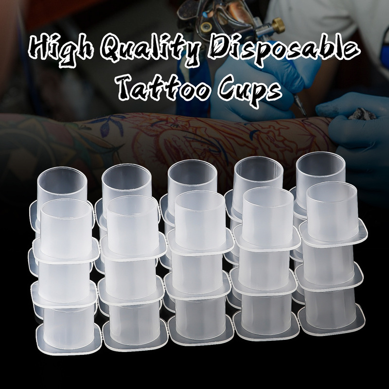 Cross-border Tattoo Base One-piece Flat Base Color Cup Tattoo Ink Cup Holder Tool Tattoo Pigment Equipment Disposable Cross-border Tattoo Base One-piece Flat Base Color Cup Tattoo Ink Cup Holder Tool Tattoo Pigment Equipment Disposable