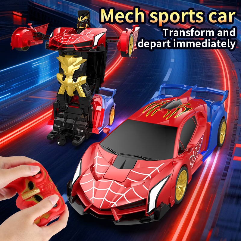 Cross-border Spider Transforming Remote Control Car Transforming Robot...