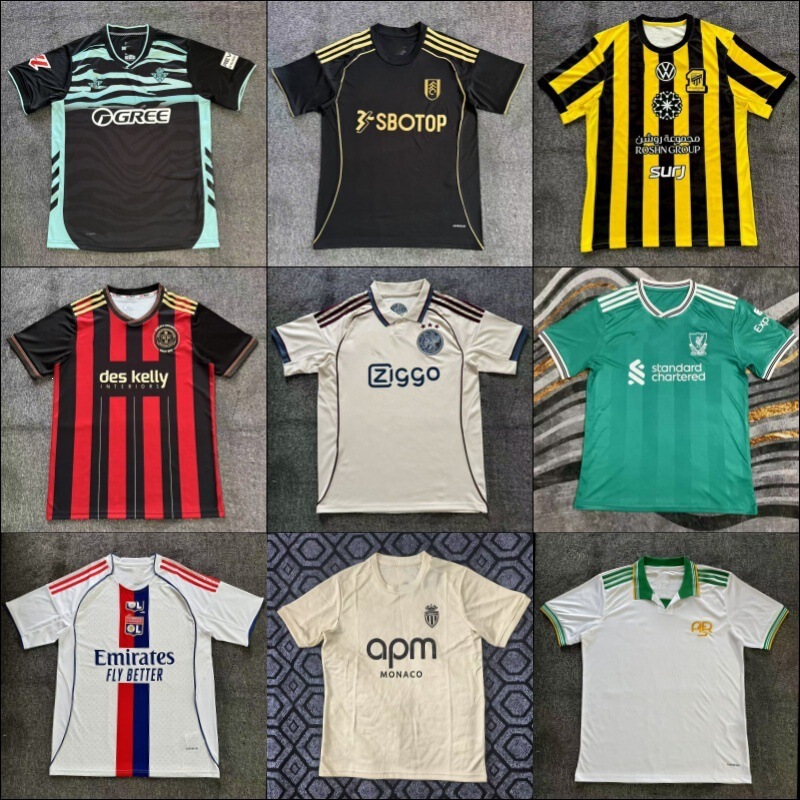 Wholesale 2526 new model club Ajax Lyon Hamburg Cairo National team home Thai version sports football jerseys