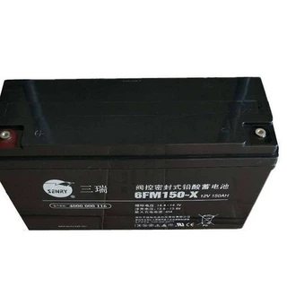 三瑞蓄电池6FM150 12V150AH消防照明 机房UPS电源配套 EPS直流屏