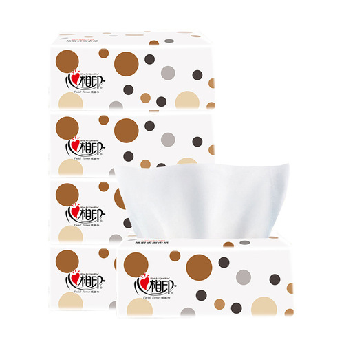 Xinxiangyin tissue paper 100 pieces 4 packs of household paper toilet paper napkins for delivery baby tissue