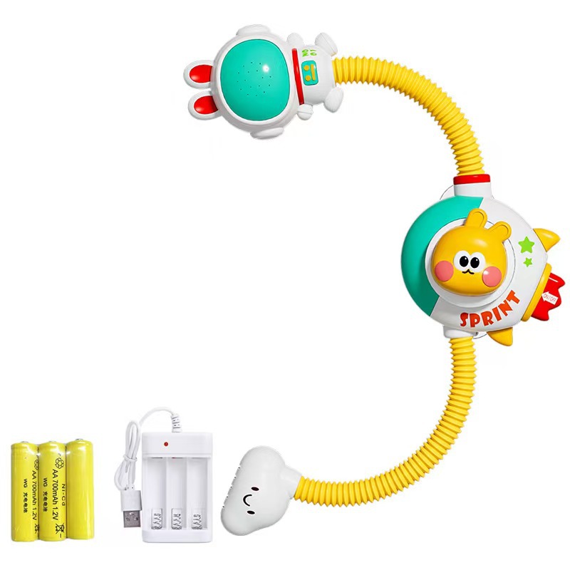 Juguete de ducha eléctrico de patito, juguete de baño para bebés, juguete de agua para jugar en verano, patito de agua, rociador de agua para bebés