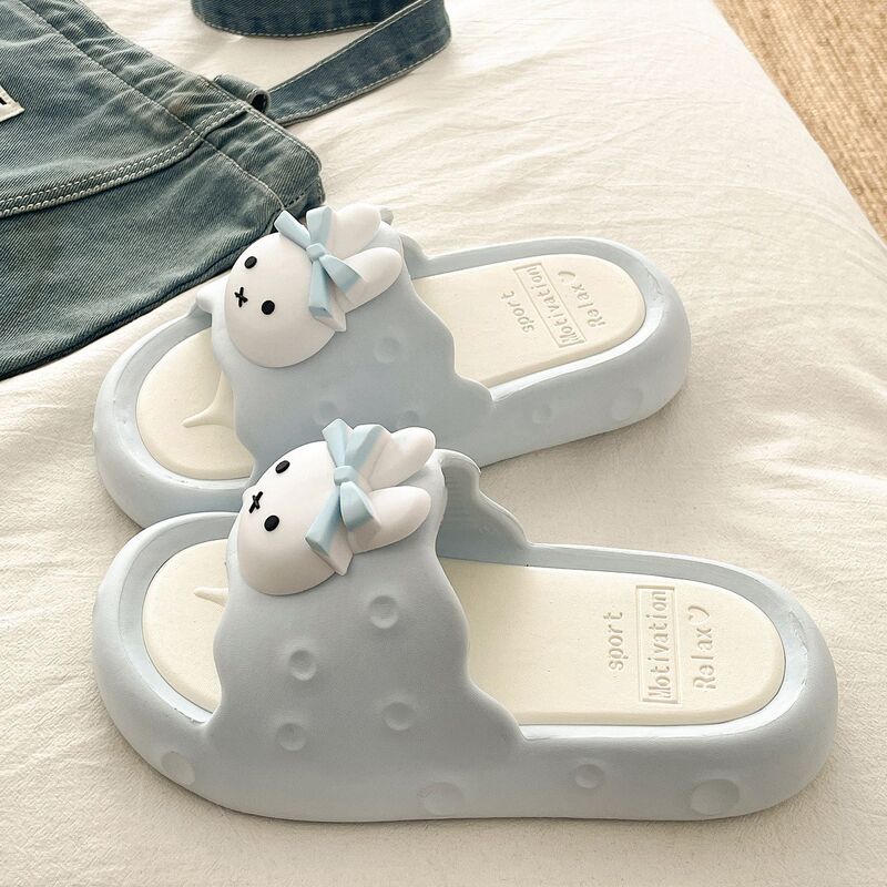 [Detachable] Ins Creative Slippers for Women 2026 Summer Casual Home Dormitory Eva Soft Sole Slippers with a Stepping-On-Clouds Feel
