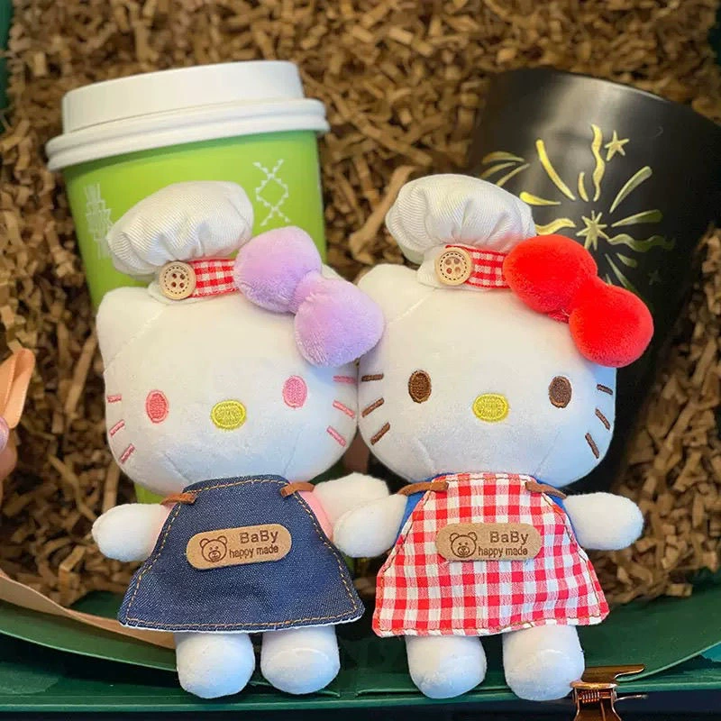 Hello Kitty, подвесной ключодержатель мультфильм плюшевые подвески, кукла, аксессуар для рюкзака