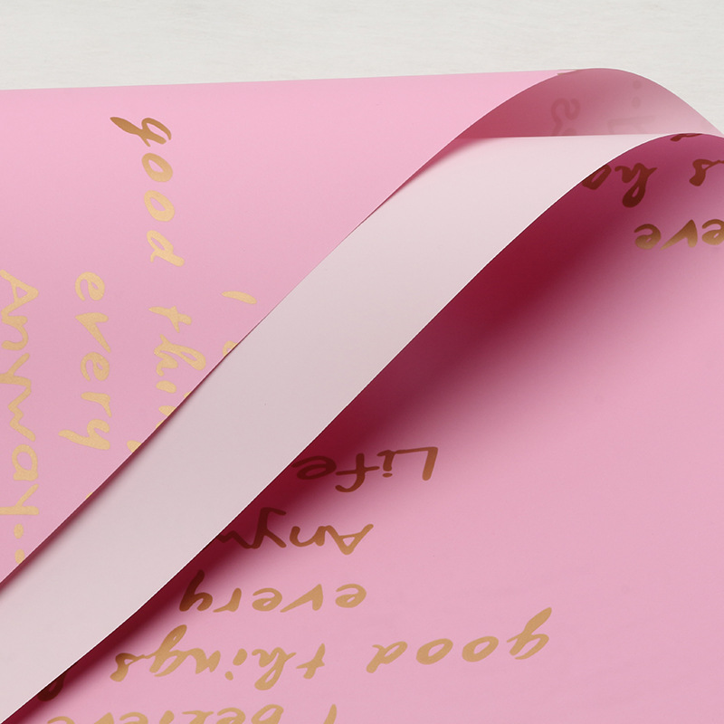 Polvo rosa oscuro; 57*57cm20 hojas/paquete